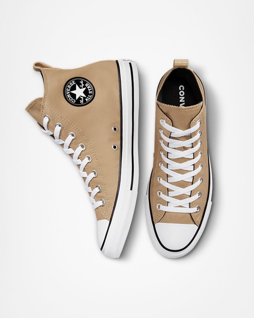 Tenisky Vysoke Converse Chuck Taylor All Star Workwear Panske Hnedožltý Čierne | SK E5GUO7